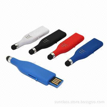 Touched button USB flash disk for iPad/iPhone